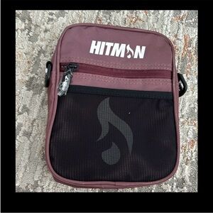Black and Purple HITMAN SHAKER BAG with Durable Fabric
